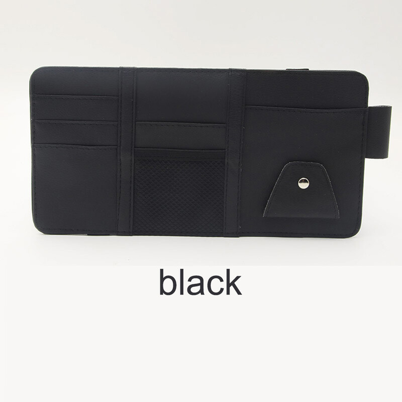 Кола Превозно средство Козирка Съхранение Кожени слънчеви очила Щипка Монтиране на сенник Козирка Билет Държач за очила Преносима щипка Карта Пакет Аксесоари