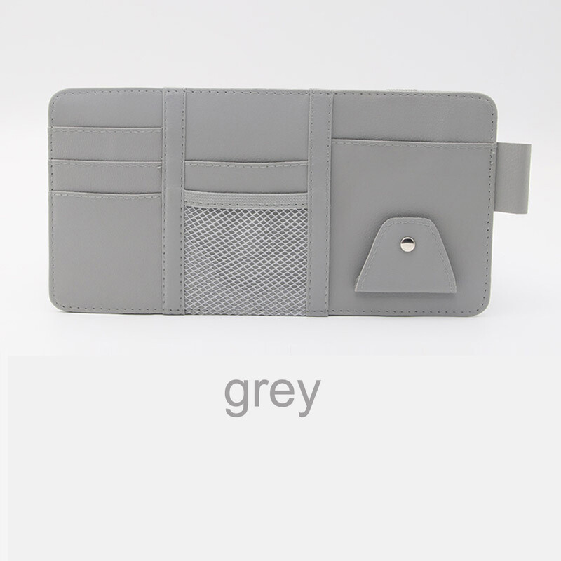 Кола Превозно средство Козирка Съхранение Кожени слънчеви очила Щипка Монтиране на сенник Козирка Билет Държач за очила Преносима щипка Карта Пакет Аксесоари