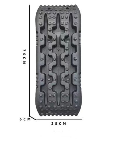 70 cm īpaši izturīgs neilona auto atgūšanas vilces dēlis avārijas mini izmēra kāpurķēdes vilces paklājs bezceļu smilšu dubļu sniega glābšanai