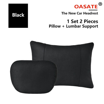 OASATE New 2.0 Automobilski naslon za glavu, jastuk za potporu sjedala / Maybach Design S klasa, mekani univerzalni podesivi automobilski jastuci za vrat i struk
