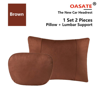 OASATE New 2.0 Automobilski naslon za glavu, jastuk za potporu sjedala / Maybach Design S klasa, mekani univerzalni podesivi automobilski jastuci za vrat i struk