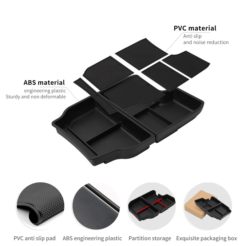 za Toyotu Sienna 2024 2025 Središnja konzola Donja kutija za odlaganje Dodatna oprema za unutrašnjost automobila Ladica za odlaganje Organizator Torbica 2 kom/set