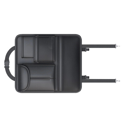 Geantă de depozitare pentru spate a scaunului auto Cutie de depozitare din piele multifuncțională Geantă de depozitare a mașinii cu cutii de șervețele Amenajare Aranjarea interiorului mașinii