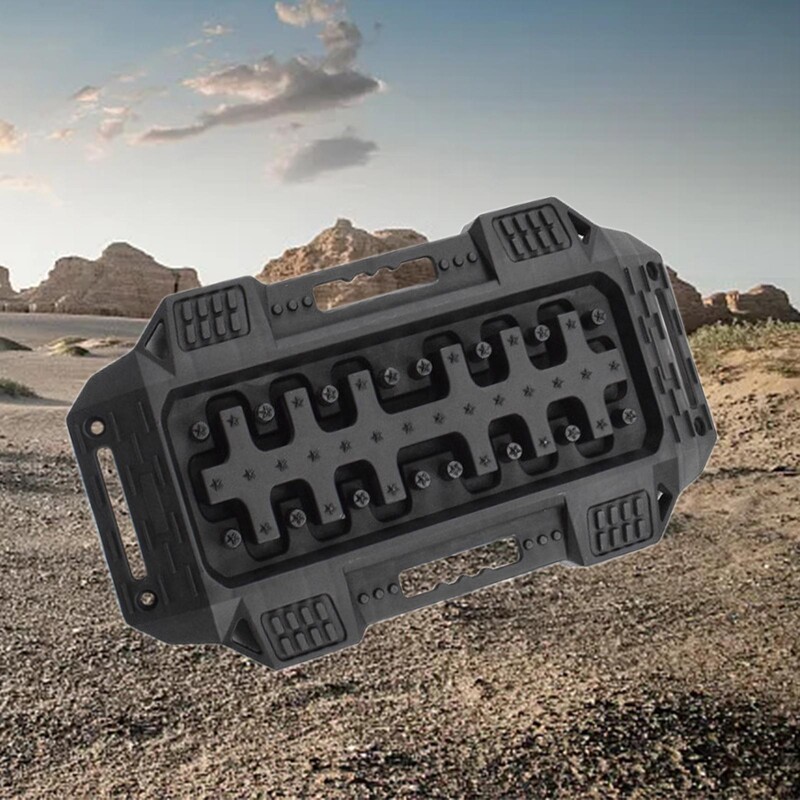 Išorinės automobilio atkūrimo traukos lentos Patvarios padangos avarinis kilimėlis, stabilus, stiprus