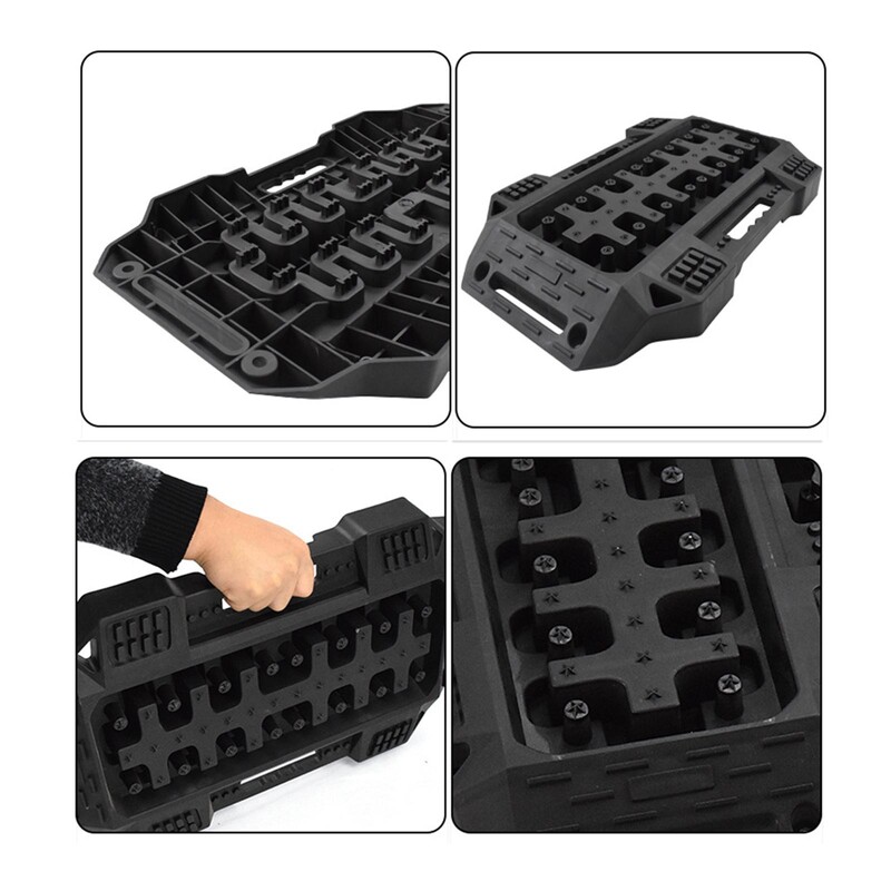 Išorinės automobilio atkūrimo traukos lentos Patvarios padangos avarinis kilimėlis, stabilus, stiprus