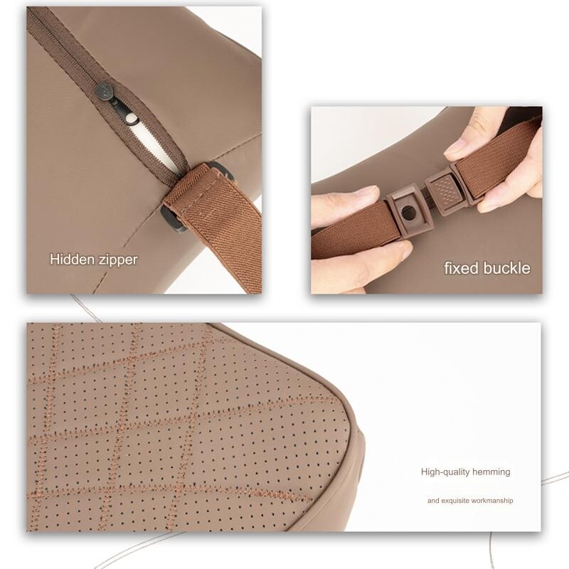 Automobilski kožni naslon za glavu Univerzalni autosjedalica Jastuk za vrat Jastuk za oslonac Podrška od memorijske pjene Zaštita za naslon za glavu Dodaci za automobil