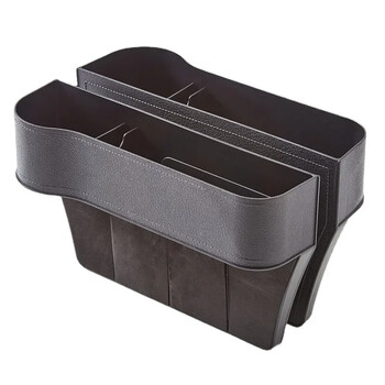 Οργάνωση καθισμάτων αυτοκινήτου Crevice Storage Box Organizer αυτοκινήτου Gap Slit Filler Supporter for Wallet Phone Slit Pocket Pocket Auto Car Αξεσουάρ