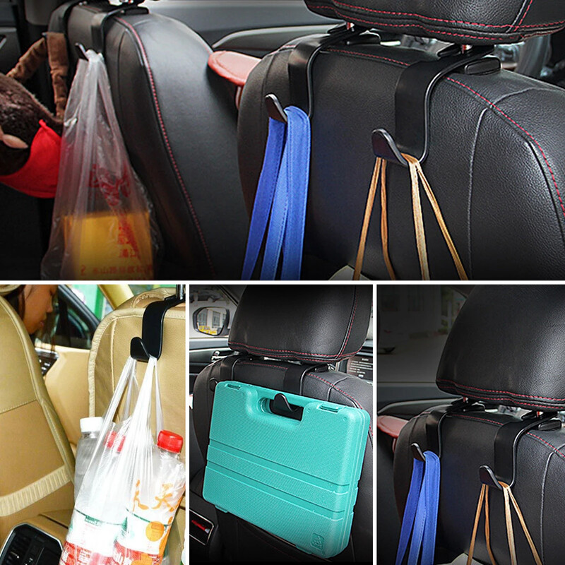 Componentele interne ale scaunelor auto Cârlige din spate Spătarele scaunelor Spațiul de depozitare al mașinii Adoptă un design ascuns și o textura din fibră de carbon