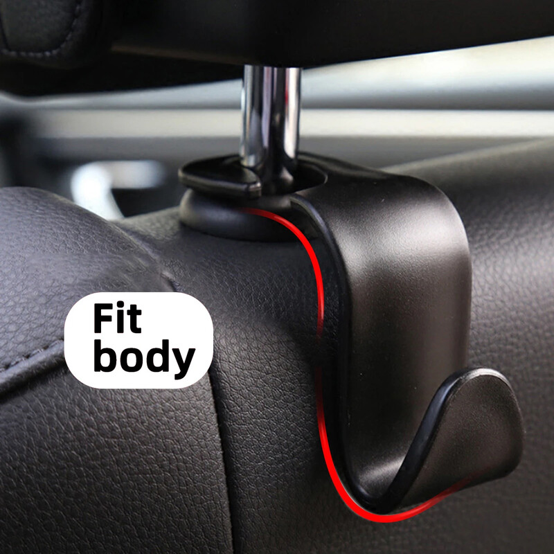 Componentele interne ale scaunelor auto Cârlige din spate Spătarele scaunelor Spațiul de depozitare al mașinii Adoptă un design ascuns și o textura din fibră de carbon