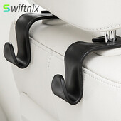 Scaun cu cârlig ascuns multifuncțional, interior creativ al mașinii, accesorii auto, spătar, mașină de actualizare a texturii din fibră de carbon