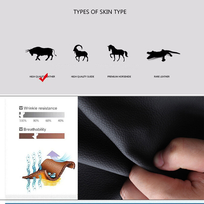 Jastuk za automobil od prave kože od 2 komada, prozračni, jastuk za automobilski naslon za glavu, univerzalni mekani jastuk za naslon za glavu za automobil