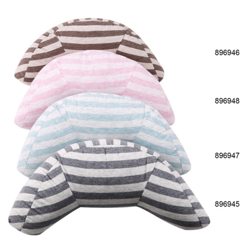 Dispozitiv de susținere cu protecție în dungi Pernă Centuri de siguranță pentru mașină Scaun de pernă Dormit Relaxare Suport pentru gât Tetiera Perne moi pentru mașină