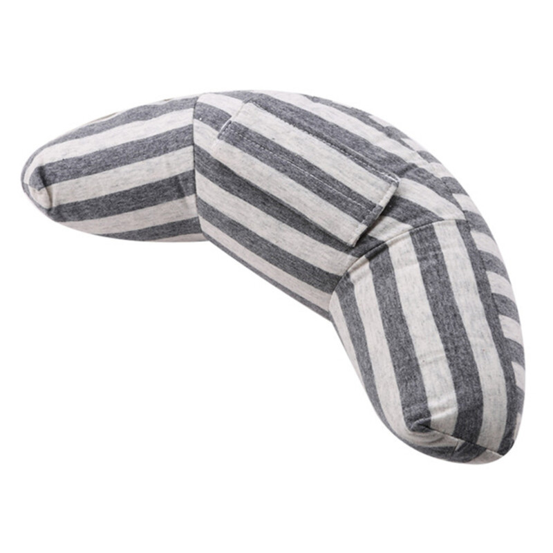 Dispozitiv de susținere cu protecție în dungi Pernă Centuri de siguranță pentru mașină Scaun de pernă Dormit Relaxare Suport pentru gât Tetiera Perne moi pentru mașină