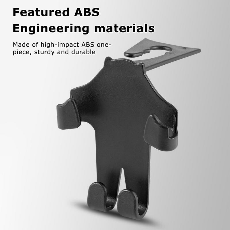 Cârlige pentru scaunul de mașină Cârlige de rotație pentru tetieră pentru mașină cu suport pentru telefon Cârlige pentru tetiera Suport pentru posetă 2 în 1 pentru scaunul din spate al vehiculului tetiera