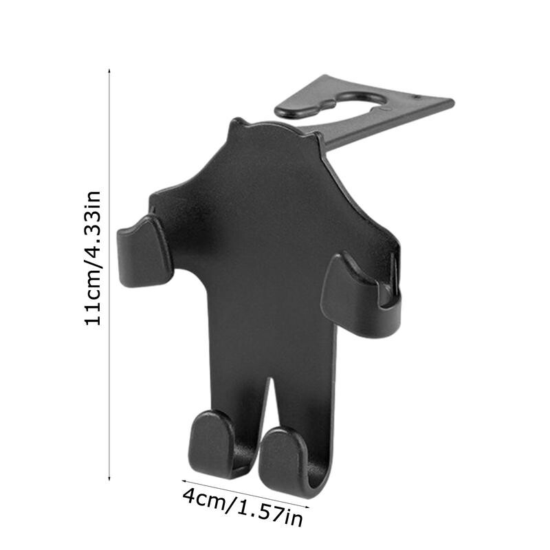 Cârlige pentru scaunul de mașină Cârlige de rotație pentru tetieră pentru mașină cu suport pentru telefon Cârlige pentru tetiera Suport pentru posetă 2 în 1 pentru scaunul din spate al vehiculului tetiera