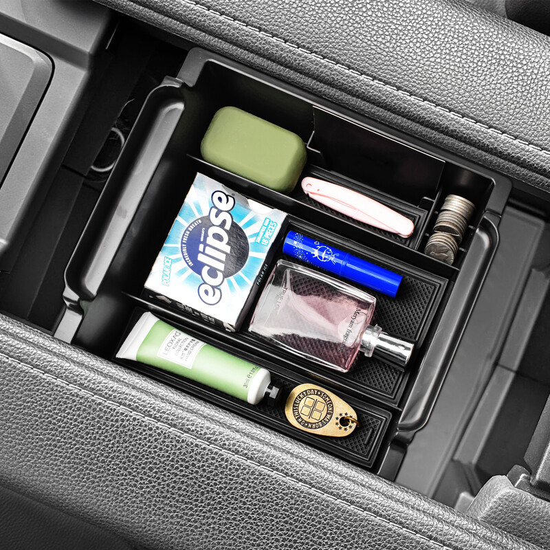 Centrinės konsolės laikymo dėžutė, skirta Toyota Grand Highlander 2024 porankio antrinės saugojimo automobilio dėžutės organizatoriaus padėklas ABS automobilių priedai