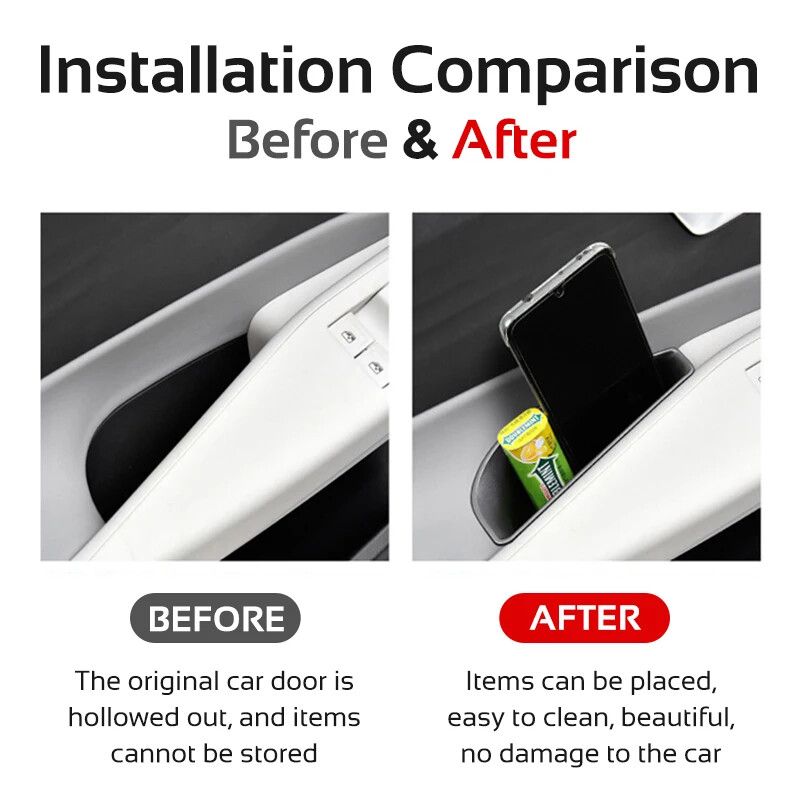 skirtas Volkswagen VW ID.3 ID.4 Priekinių galinių durų rankenos laikiklis, šoninis porankis, laikiklis konteinerių dėklas Automobilių priedai