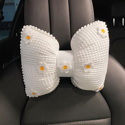 Floare de desene animate nou sosire patru anotimpuri suport lombar universal mașină talie pernă gât tetiera ornament interior mașină