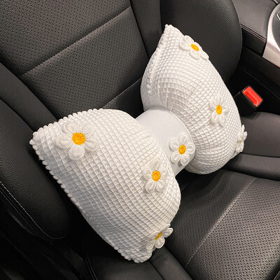 Floare de desene animate nou sosire patru anotimpuri suport lombar universal mașină talie pernă gât tetiera ornament interior mașină