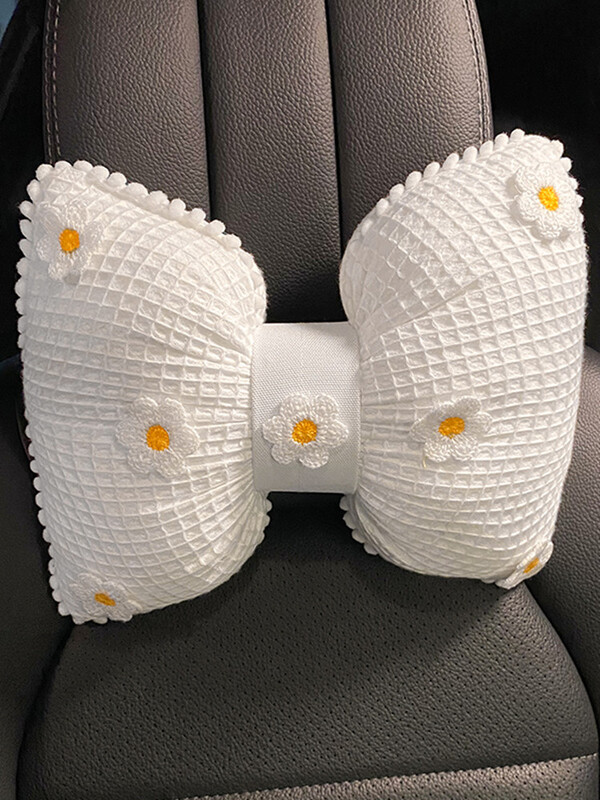 Floare de desene animate nou sosire patru anotimpuri suport lombar universal mașină talie pernă gât tetiera ornament interior mașină