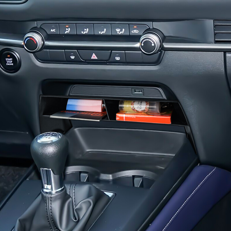 2020-2024 2025 Mazda CX-30 keskkonsooli käetoe hoiualus Kinnaste hoiukarp Auto keskkonsooli korraldaja tarvikud