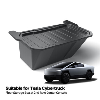 Για Tesla Cybertruck Rear Seat Storage Box Under Air Vent Storage Case Organizer Αξεσουάρ εσωτερικού αυτοκινήτου 2024 1pc