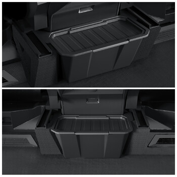 Για Tesla Cybertruck Rear Seat Storage Box Under Air Vent Storage Case Organizer Αξεσουάρ εσωτερικού αυτοκινήτου 2024 1pc