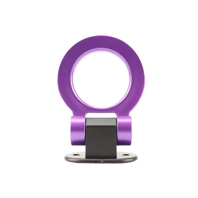 Autocolant universal ABS pentru inel de remorcă pentru mașină Decorare auto spate față simulare mașină Kit cârlig de remorcare pentru vehicule de curse Cârlig de remorcare