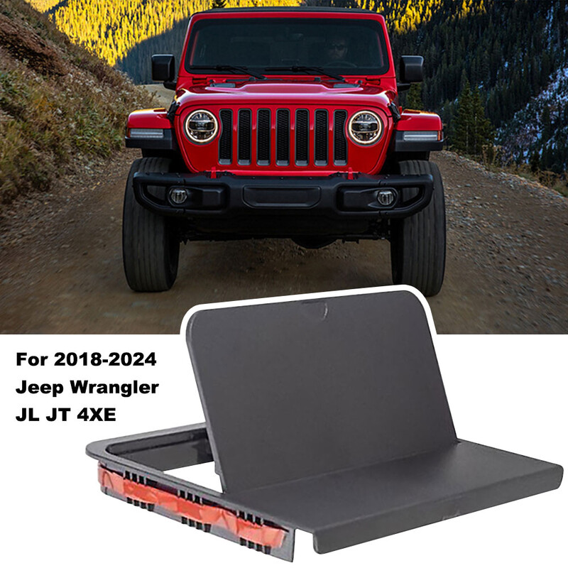 Vieno paspaudimo paslėptas centrinės konsolės porankio laikymo dėžutės laikiklis, skirtas Jeep Wrangler JL Gladiator JT 2018-2024 priedai