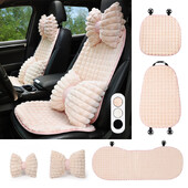 Husă universală pentru scaun auto din pluș, blană de iepure, asemănătoare cu părul de protecție pentru scaun, costum de iarnă pentru majoritatea accesoriilor de interior pentru perne auto