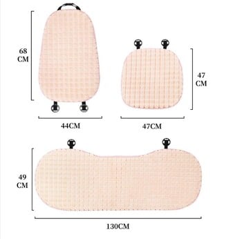 Universal ζεστό βελούδινο κάλυμμα καθίσματος αυτοκινήτου Γούνα Κουνέλι, χειμερινό προστατευτικό καθίσματος που μοιάζει με τρίχες για τα περισσότερα αξεσουάρ εσωτερικού μαξιλαριού αυτοκινήτου