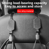 Automobilska kuka Naslon sjedala Naslon sjedala u automobilu Višenamjenska mala stražnja kuka Izdržljiva vrhunska pohrana automobila za ručnu torbu, prijenosna