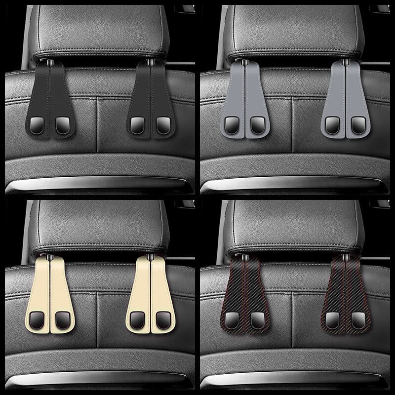 Kvaliteetne, suure kandevõimega autoistme konks peatoe riidepuu, universaalne kahe peaistme seljatoe korraldaja konks Auto lisatarvikud