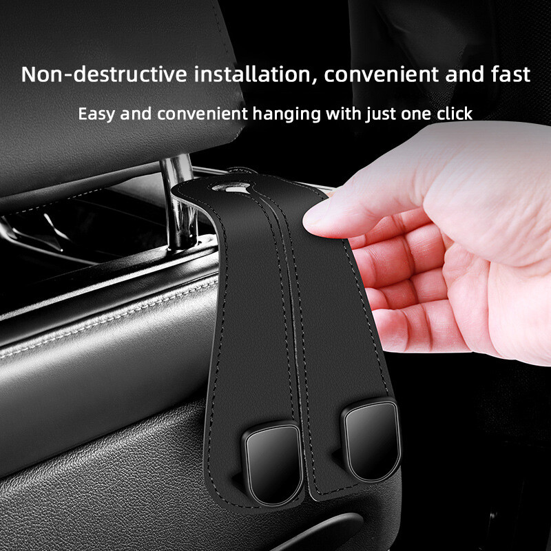 Kvaliteetne, suure kandevõimega autoistme konks peatoe riidepuu, universaalne kahe peaistme seljatoe korraldaja konks Auto lisatarvikud