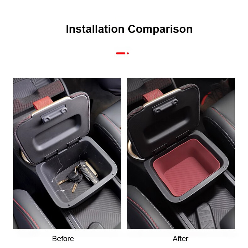 Кутия за съхранение на централен подлакътник за автомобил Mini Electric Countryman U25 2024 2025 Централна конзола Организатор Контейнери Тава Аксесоари