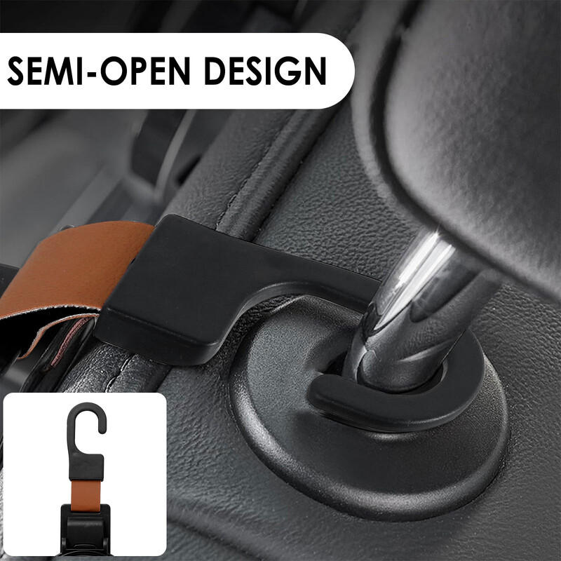 2tk Autoistme seljatoe konks Auto kokkupandav topsihoidja istme korraldaja konks Peatoe konksud riidepuu Autoistme seljatugi kauplus Veetassi rahakott