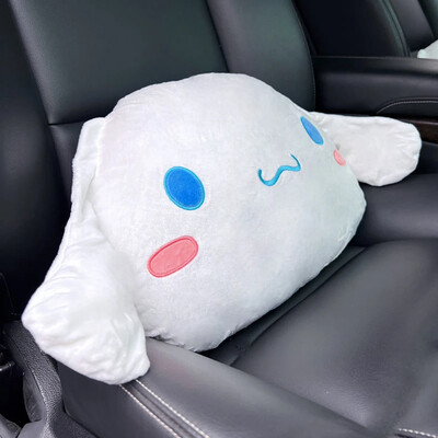 Desen animat Cinnamoroll Tetiera pentru mașină Pernă de siguranță pentru gât Scaun Suport pentru gât Pernă pentru talie Tetiera Husă centură de siguranță Accesorii auto