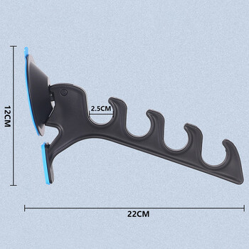 Στήριγμα για καλάμι ψαρέματος βεντούζας Βάση για καλάμι αυτοκινήτου Βάση τοίχου Βάση για καλάμι ψαρέματος με εργαλεία βεντούζας ψαριών
