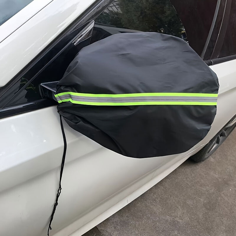 1 paar veekindlaid küljepeegli katteid automaatse tahavaate kaitsekattega helkurribaga autosõidukitele Winter Freeze Frost S