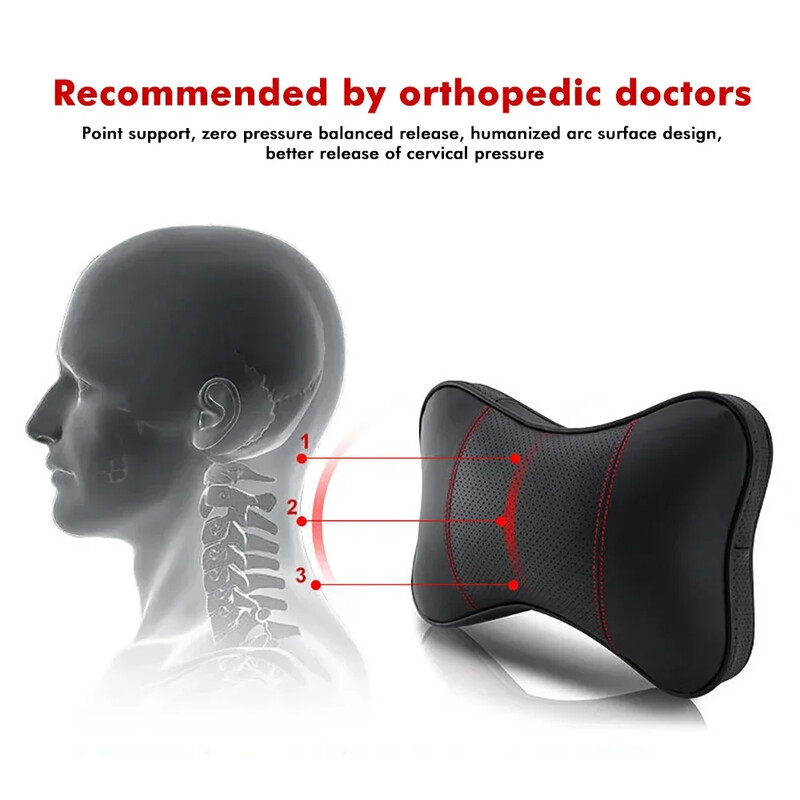 Automobilsko sjedalo Naslon za glavu Automatska sigurnost Naslon za glavu i vrat Jastuk za opuštanje Jastuk za prozračivanje Mrežasti univerzalni jastuk za vrat za autosjedalicu