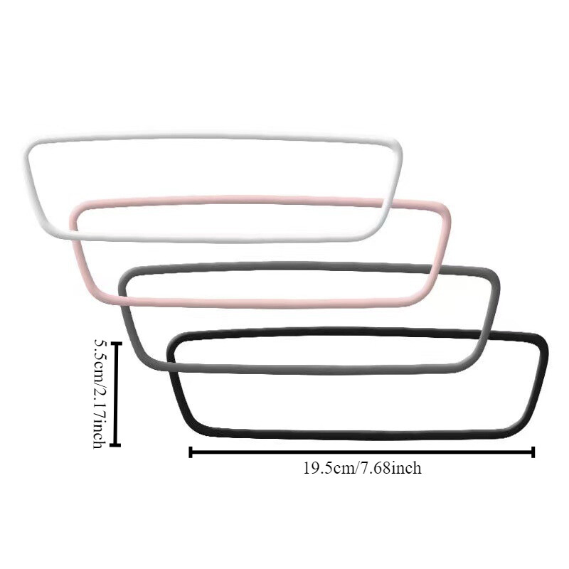 2 buc/set husă de protecție din silicon pentru oglindă retrovizoare auto pentru decorarea interioară, potrivită pentru Tesla Model 3/Y