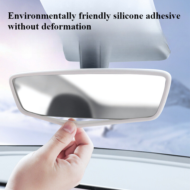 2 buc/set husă de protecție din silicon pentru oglindă retrovizoare auto pentru decorarea interioară, potrivită pentru Tesla Model 3/Y