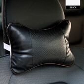 Automobilski jastuci za vrat s obje strane Pu koža 1kom Udoban paket Naslon za glavu za ublažavanje bolova u glavi Univerzalni jastuk za automobil punjen vlaknima