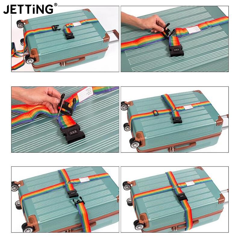 1kom remen za putnu prtljagu Podesiva brava zaporkom Remeni za pakiranje Sigurnosno zaključavanje prtljage Protuprovalna traka za prtljagu Remen za povezivanje 4,2 m