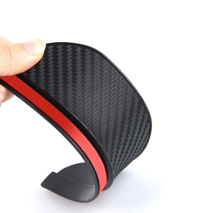 2-dijelni retrovizor za zaštitu od kiše za obrve Zadebljana navlaka za obrve s teksturom karbonskih vlakana Univerzalni štitnik za retrovizore