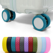 4/8 buc. Valize de călătorie Husă de protecție pentru roți, silicon anti-alunecare, rezistentă la uzură, silențioasă, pentru roată pentru bagaje de mână