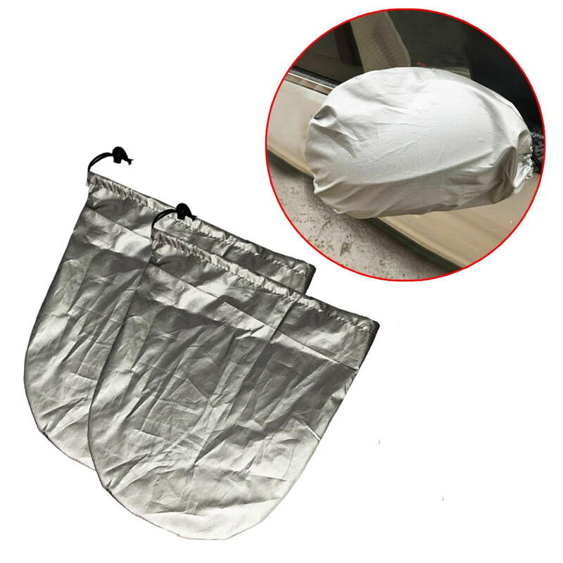 2 dalys automobilio šoninio veidrodėlio sniego dangčio galinio vaizdo veidrodžio sniego šalčiui ir sniegui atsparus apsauginis dangtelis