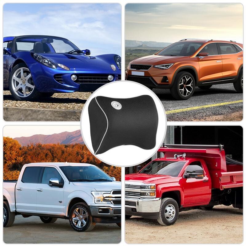 Pernă de gât pentru mașină Pernă moale din spumă cu memorie cu suport pentru gât Perna de scaun pentru bărbați Accesorii pentru conducerea mașinii pentru călătorii rutiere