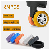 Колело за носене на куфар Гумен ръкав Намаляване на шума Колело на куфар Модифицирано колело на куфар Аксесоари Защитно покритие