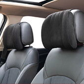 1kom jastuka za autosjedalicu jednostavan naslon za glavu automobila flis tkanina jastuk za vrat memorijska pjena naslon za glavu potpora za struk potpora za automobile